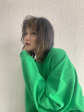 モーブ 代官山(mauve) ニュアンスインナーカラー×顔周りレイヤー