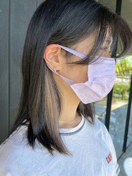 シンク ヘアーショップ(shink hair shop) ~1ブリーチでできるインナーミルクティー~