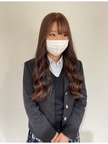 ヘアーアイストゥーレ(HAIR ICI TRE)&nbsp;卒業カラー ピンクブラウンカラー 担当渡辺聖