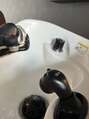 ミウラ美容室&nbsp;シャワーヘッドにもこだわってます。髪に余分なものは残しません