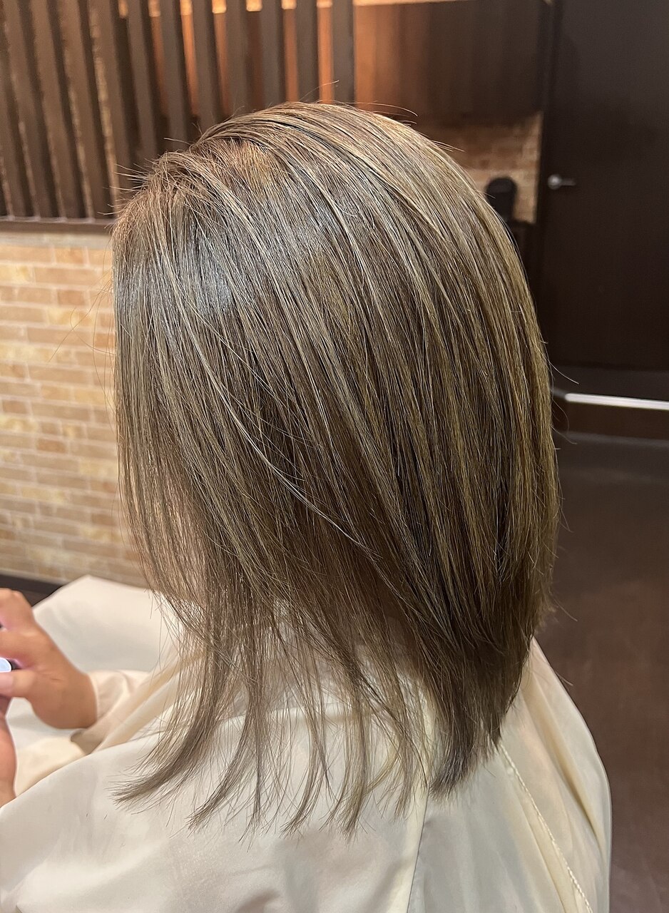 極細ハイライト マットベージュ:L180582069|ヘアー 極細ハイライト マットベージュ:L180582069|ヘアー