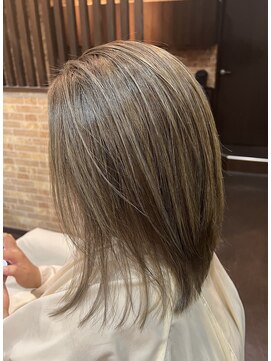 ヘアークリエイションアンズ(Hair creation Andz) 極細ハイライト　マットベージュ