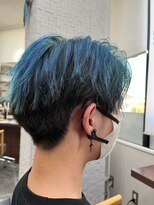 プライマル 稲毛店(PRIMAL)&nbsp;外ハネボブセクションカラーグラデーションカラーペールベージュ