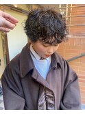 マッシュショート○ショートパーマ