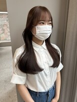 ボタン テンジン(VOTAN tenjin)&nbsp;【ふうかすたいる】チョコレートカラー×流れるお顔周り