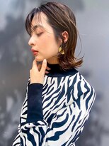 ノラ ウメダ(NORA UMEDA)&nbsp;【NORA UMEDA 高木】外ハネボブ　マロンブラウン