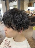 ツイストスパイラルパーマ/メンズカット/波巻きパーマ/札幌/大通