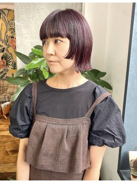 アペロ 柏(Apero) ラベンダーカラー/姫カット