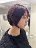 アヴァンス 西田辺(AVANCE.) ショート/ピンクブラウン/髪質改善【西田辺・阿倍野】