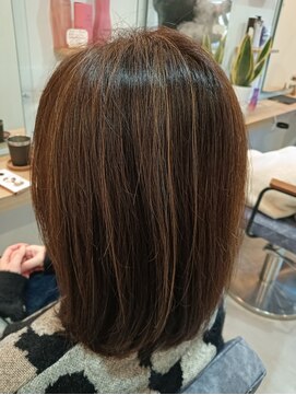 モントン(mon temps) ハイライト＋アッシュグレーリタッチカラースペシャル