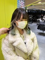 エイトヘアー(8 HAIR)&nbsp;ホワイトベージュ×ミント