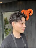 センターパートツイスパ
