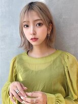 ナイロン 会津若松店(NYLON.) 《NYLON.》ハイベージュ×otonaボブ