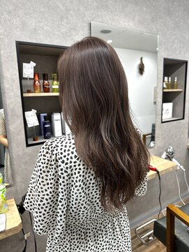 リベストバイジェービー 稲毛(li best. byjb) ダークアッシュ/大人ガーリー/似合わせカット[稲毛/白髪ぼかし]