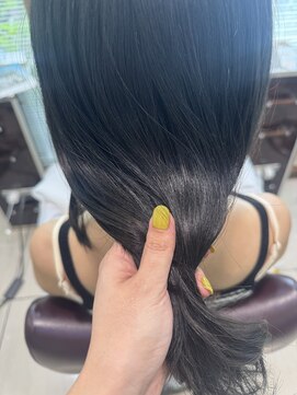 アメリ バイ アピッシュ(Amelie by apish) 暗髪カラー/透明感カラー/グレージュ/透け感