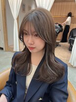 ロンドアジュール 横浜(Lond azur)&nbsp;暗めカラー/韓国風巻き/レイヤーカット/髪質改善/縮毛矯正/横浜