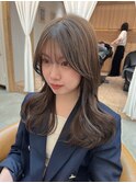 暗めカラー/韓国風巻き/レイヤーカット/髪質改善/縮毛矯正/横浜