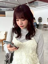 アム(am)&nbsp;ワンカラー/ローズブラウン/レイヤーカット