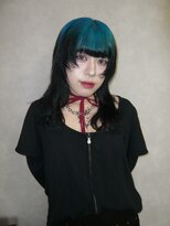 アルレン(Allen)&nbsp;ルーツカラー/ターコイズブルー「宇都宮/ブリーチ」