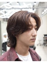 フィフス 渋谷(fifth)&nbsp;渋谷シャドウパーマフェザーパーマ波巻きパーマメンズミディアム