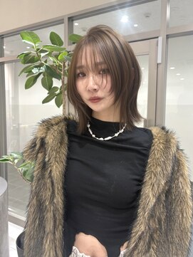 ブリーチなしで出来る透明感カラー