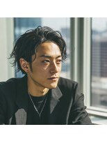 アンサ 椥辻店(ANSA) アップバング×スパイラル