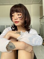 トリッカ シブヤ(TRICCA SHIBUYA)&nbsp;くびれミディ/外ハネスタイル/小顔レイヤー
