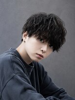 メンズリュール 心斎橋(Men's Lueur.) サーフカール ツイストスパイラル ツイスパ ラウンドマッシュ