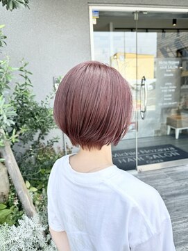 ミチオノザワヘアサロンギンザ 静岡店(Michio Nozawa HAIR SALON Ginza) ピンクベージュ×ショート