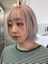 サンクプロジェクト(cinq PROJECT)&nbsp;透明感ホワイトベージュボブ