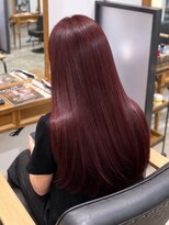 アールティー イオンモール高知(RT)&nbsp;ブリーチなしWカラーでカシスレッドに！