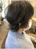 外ハネひし形ショートボブ 2021/3/18