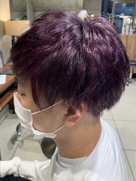 アース 二俣川店(HAIR&MAKE EARTH) ピンクバイオレット