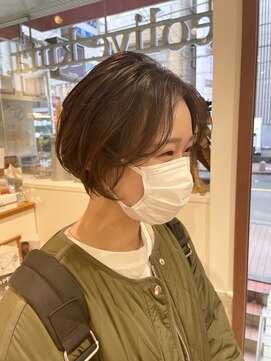 ネオリーブ クタ 町田店(Neolive kuta) ショートボブ×シナモンベージュ【町田/町田駅】