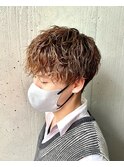 刈り上げショートツイスパ　マッシュスタイル