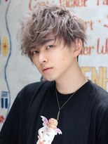 ネイビー(NAVY)&nbsp;プラチナブロンドマッシュ