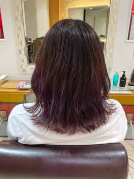 ネオリーブ チッタ 阿佐ヶ谷店(Neolive citta) 大人可愛いバイオレットグラデーションカラー