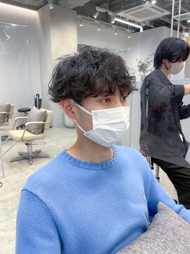 フィルムス 渋谷(FILMS) ツイストスパイラル/パーマ/メンズ/スパイラルパーマ/眉毛