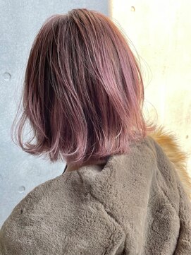 クレア 下北沢(CREA) ペールピンクハイライトグラデーションカラー