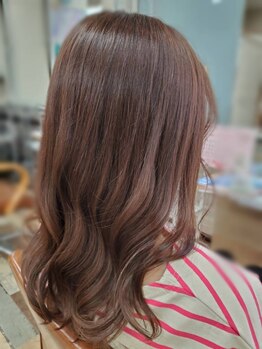 エイムヘアメイク 舟入店の写真/【新規/カット＋カラー¥7600～】クーポンでお得に！”かわいい”や”なりたい”、スタイルチェンジが叶う！