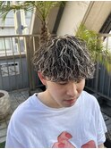 波巻きハイライト 福岡メンズパーマ