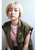 ハイトーンショートボブ