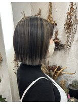ヘアスタジオ ブリエ(HAIR STUDIO BRILLER)&nbsp;2023 切りっぱなし×ハイライトデザイン