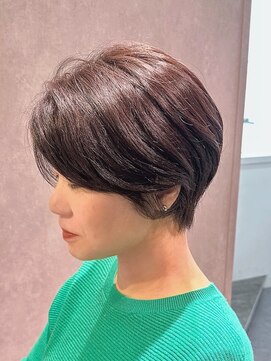 スイ(suiw) 前髪長め暗髪ショートボブ【suiw】昭和町/天王寺/阿倍野