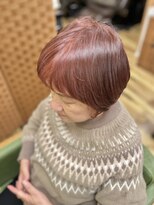 ピッカヘアーデザイン(PICKA hair-design) ピンク　白髪ぼかし