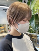 サンク 原宿 表参道(cinq)&nbsp;ショートボブくびれショートヘア切りっぱなし長めボブ20代韓国