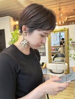 ヌード(NUDE) NUDE ぱっつん前髪 ベリーショート コンパクトショート