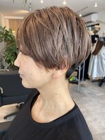 ベンジー オウン 代々木上原店(benji own) 白髪ぼかしハイライト×大人ショート