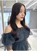 韓国ヘア くびれ巻き