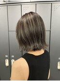 ハイライト/デザインカラー/外ハネボブ